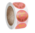 Custom Adhesive Thank You Sticker Roll