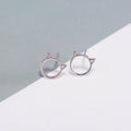 Factory Wholesale 925 Sterling Silver Stud Earrings for Women Elegant Wedding Jewelry Pendientes Mujer Moda 2025 Brincos