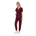 42025LW Pattern Surgical Scrub Cap Nurse Scrub Jogger Sets Uniform Medical Uniforms Scrub High Quality
