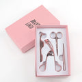 Simple Cardboard Paper Packaging Eyelash Tweezers Tools Customization Rigid Package Box Gift Sets Top Lid and Base Packaging Box