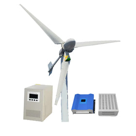 Horizontal Axis 3 Blades 3000w Wind Generator Turbine 48v 96v 120v 220v 3kw Free Energy Wind Turbine House Hold Street Lights