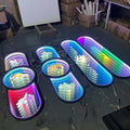 RGB Disco Infinity Mirror Lights - Stage Lighting for Festive Parties Bar & Home Decor Use