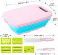 Hot Sell New Design PP Plastic Kitchen Tool Multi-function Food Cutting Board & Vegetable Grater with Drain Basket Custom