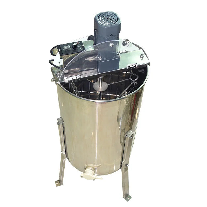 4 Frame Electric Pure Stainless Steel Honey Rocker Honey Bucket Beekeeping Tool