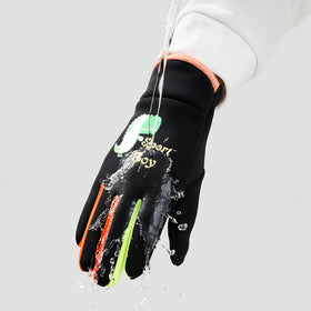 Custom Sport Teenagers Youth Bike Riding Thermal Waterproof Outdoor Warm Winter Children Kids Gloves