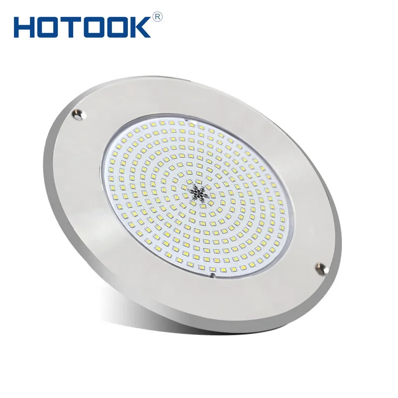 2024 Universal Resin Filled Stainless Steel RGB 12V IP68 Brand Niche Underwater Bulbs Led Swimming Pool Light
