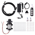 7 10 13 16 19m DIY Water Misting System Brass Spray Nozzle With Pump Outdoor Misting Cooling System