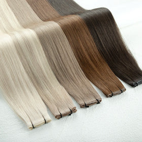 Leshine Genius Weft Wholesale Hair Double Drawn Weft 100 Remi Hair Extensions Genius Weft Hair Extensions