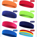 Breathable and Sweat-wicking Unisex Customized Logo Workout Sports Dry Fitness Head Band Men Gym Running Sport Headband