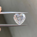 HQ Gems D VVS1 Heart Cut 6.5x6.5mm 1 Carat Pass Positive Diamond Tester Loose Diamond