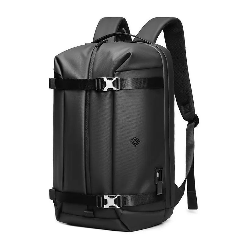 Fashion Travel Backpack Luggage Waterproof Outdoor Use with USB Oxford and Polyester Lining Zipper Closure Toiletries Bag