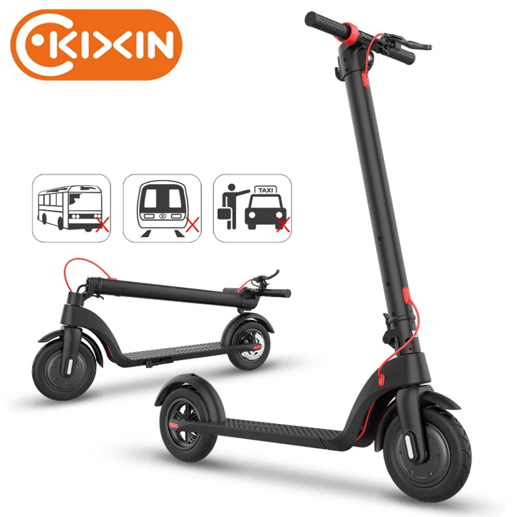 KIXIN 2026 Hot Selling Original Factory BSCI CE X7 Foldable Removable Battery 2 Wheel Mobility Electric Scooters for Outdoor