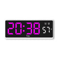2024 New Digital LED Screen Alarm Clock Usb Power Battery Electric Clock with Calendar Temperature Humidity Desktop Table Clock