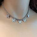 Mothers Day Gifts Fashion butterfly Necklace Jewellery Pendant Gold Chain Jewelry Necklaces