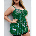 Women's Plus Size Sling Print Swimwear Swimsuit Bikini Beach Wear Swimwear