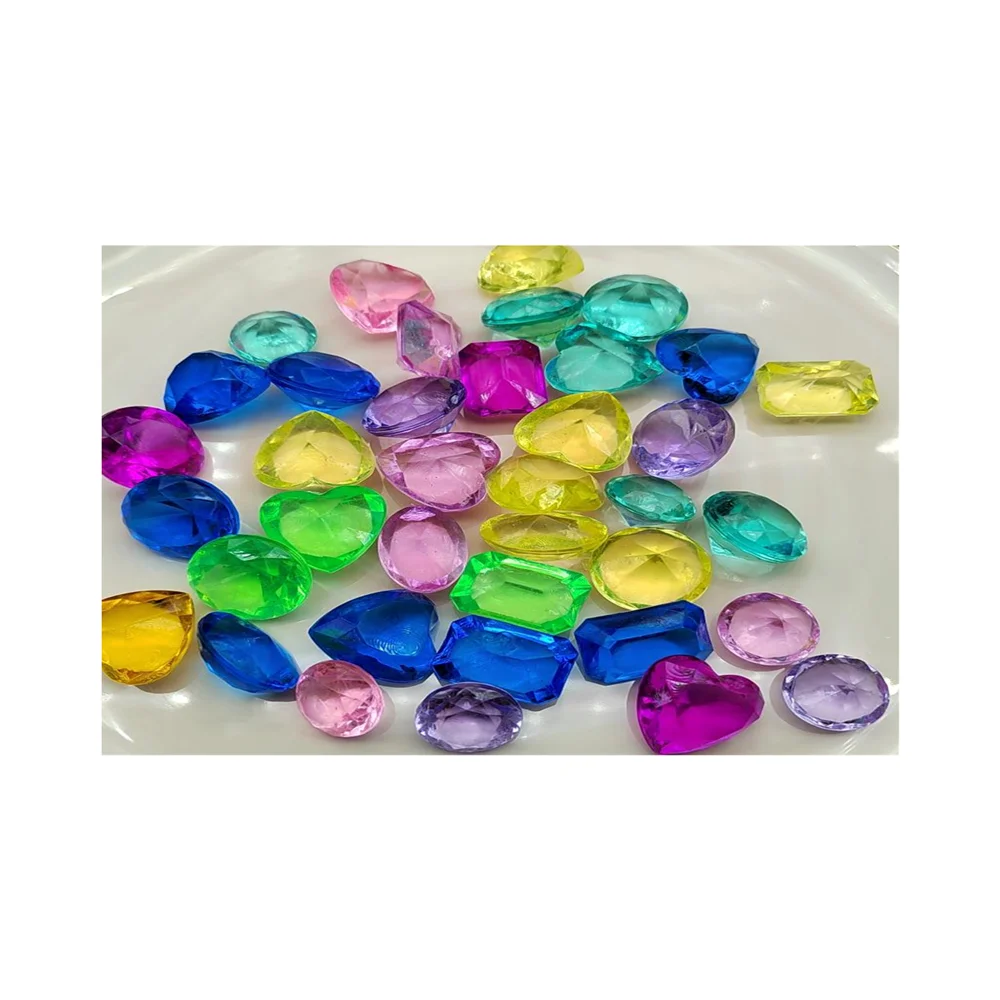 Multi Shape Clear Shiny Rhinestone Clear Diamond Beads Accessories for Craft Making Diy Ornament