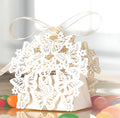 Wholesale Yiwu Suppliers Souvenirs Empty Small Festive Folded White Sweet Chocolate Boxes Packaging for Wedding