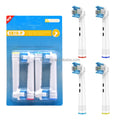 Mishave EB18-P High-end 3D Pro White Electric Toothbrush Head Replacement for Oral-B Teeth Gently Household Hotel Use EU Head