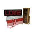 Hebei Huiya New Design Rectangular Flower Box with LOVE Valentine's Day Gift Packaging 56x20x10cm Paper