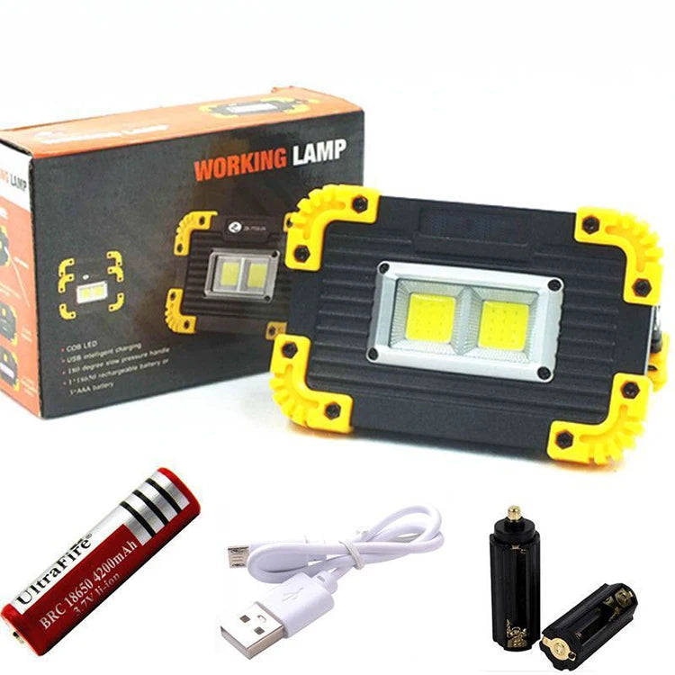 Howlighting Mini COB  USB Rechargeable Outdoor Dry Battery Camping Tent Portable Multi-function Emergency Flood Work Light