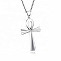 2021 Fashion Necklace for Men Glossy Stainless Steel Necklace Jewelry Cross Necklace for Men Women Girls