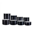 High Quality Jar 30ml 50ml 60ml 80ml 100ml 200ml 250ml 500ml Black PET Plastic Jar