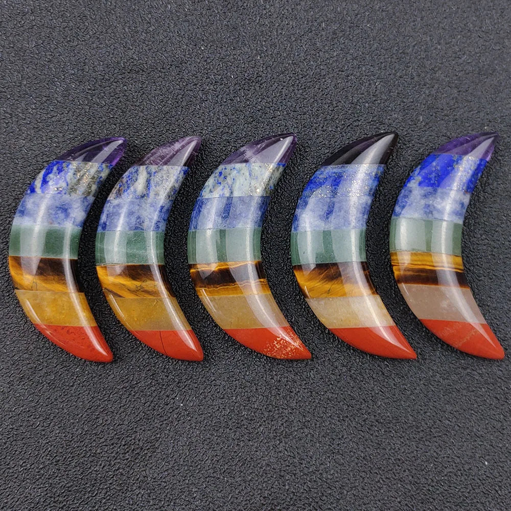 Diy Healing Stones Hot Selling 7 Chakra Stone  Moon for Divination and Meditation