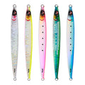 Jigging Pro 40g 60g 80g 100g UV Coated Casting Speed Fall Metal Jig Lure Pesca Isca Saltwater Fishing Metal Jigging Lures