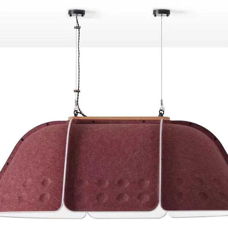 3D Soundproof 100% Polyester Fiber Felt Acoustic Lampshade for Hotel Office Home Decoration