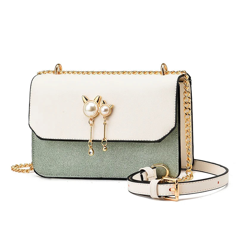 2022 New Arrival Fashion Sweet Style Color Matching Design Women's Shoulder Bag Wholesale Cheap Versatile Messenger Bag