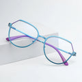 Anti-Blue Light Glasses Frame Computer Eyeglasses High Quality Metal Eye Glasses Frame for Women Candy Color Optics Frame