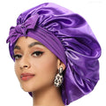Wholesale Bulk Long Hair Extra Large Soft Elastic Band Silky Sleeping Headtie Bonnet