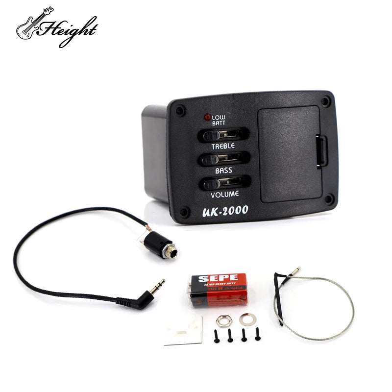 Acoustic Guitar Pickups EQ Equalizer UK-2000 Guitar Pickup