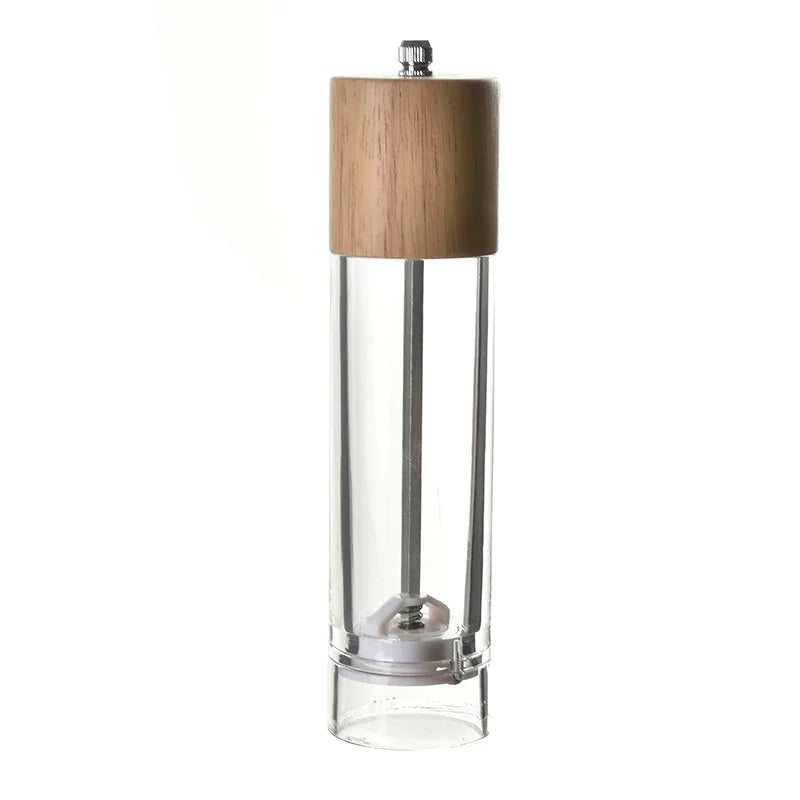 Yadunhui Adjustable Manual Wood Salt & Pepper Grinder Eco-Friendly Modern Simplicity Hand Wash Only Custom Logo Home Kitchen