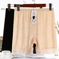 Plus Size Safety Shorts Anti Chafing Lace Jacquard Modal Cotton Large Size Safety Pants Women Shorts Under Skirt Summer