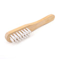 Factory Wholesale Custom Logo Solid Wooden Plastic Shoe Cleaning Brush Sneakers Leather Shoes Brush