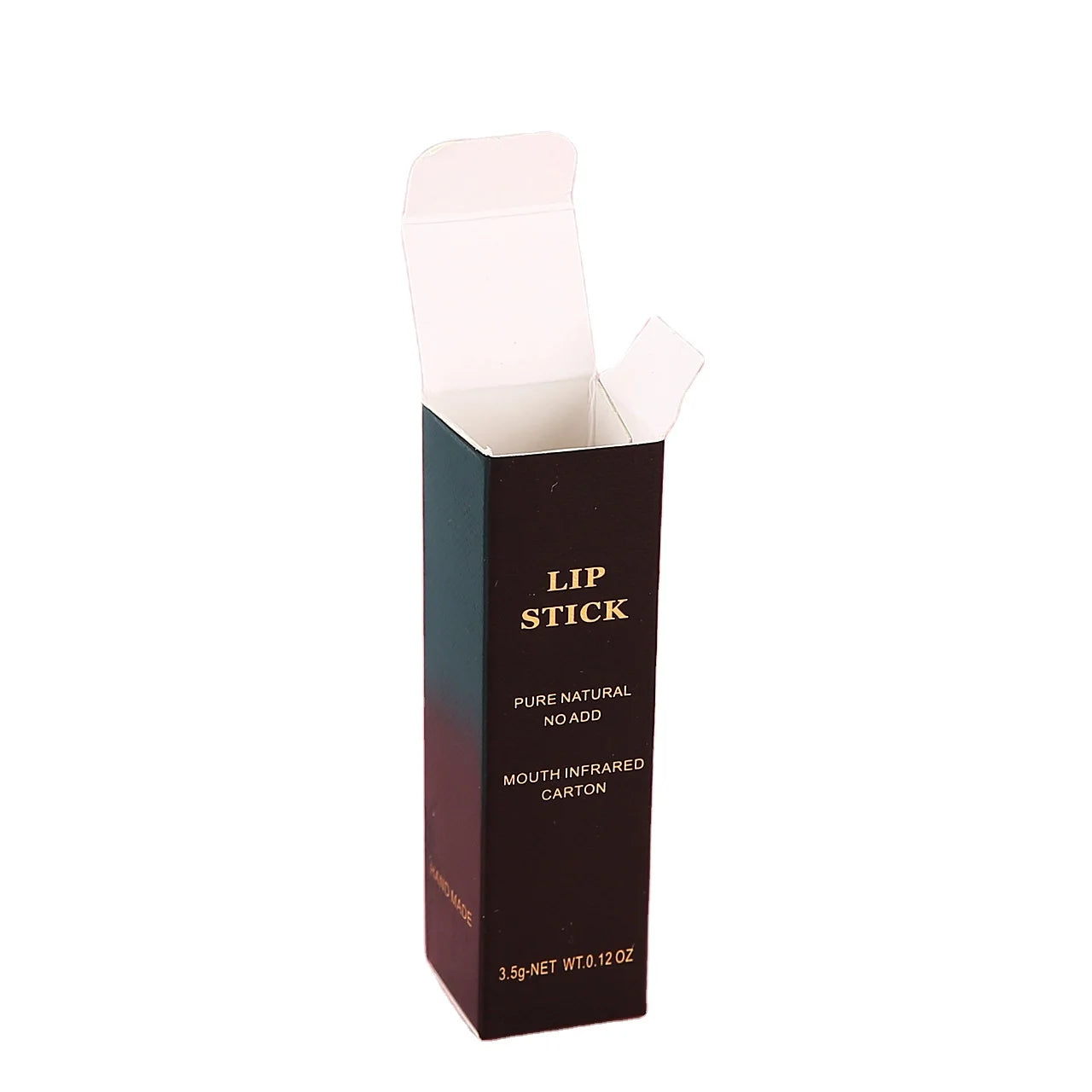 Customized Matt Black Marble Lip Gloss Box Private Label Packaging for Cosmetics Art Paper Matt Lamination Embossing Folder