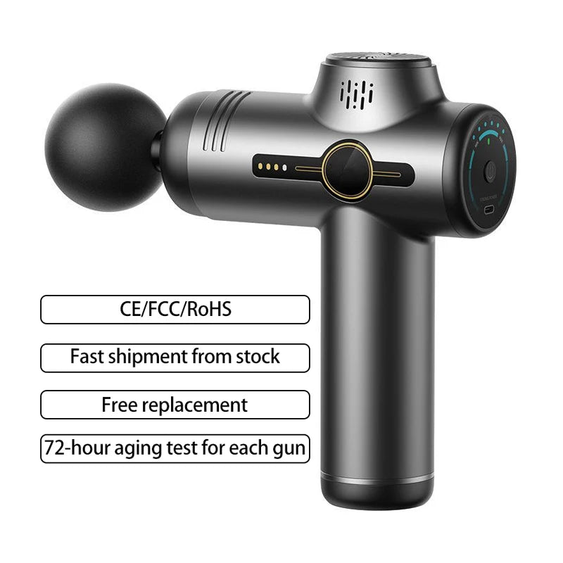 New Arrival Portable Deep Tissue Percussion Massager Mini Pocket-Size Fascia Muscle Massage Gun for Body Application