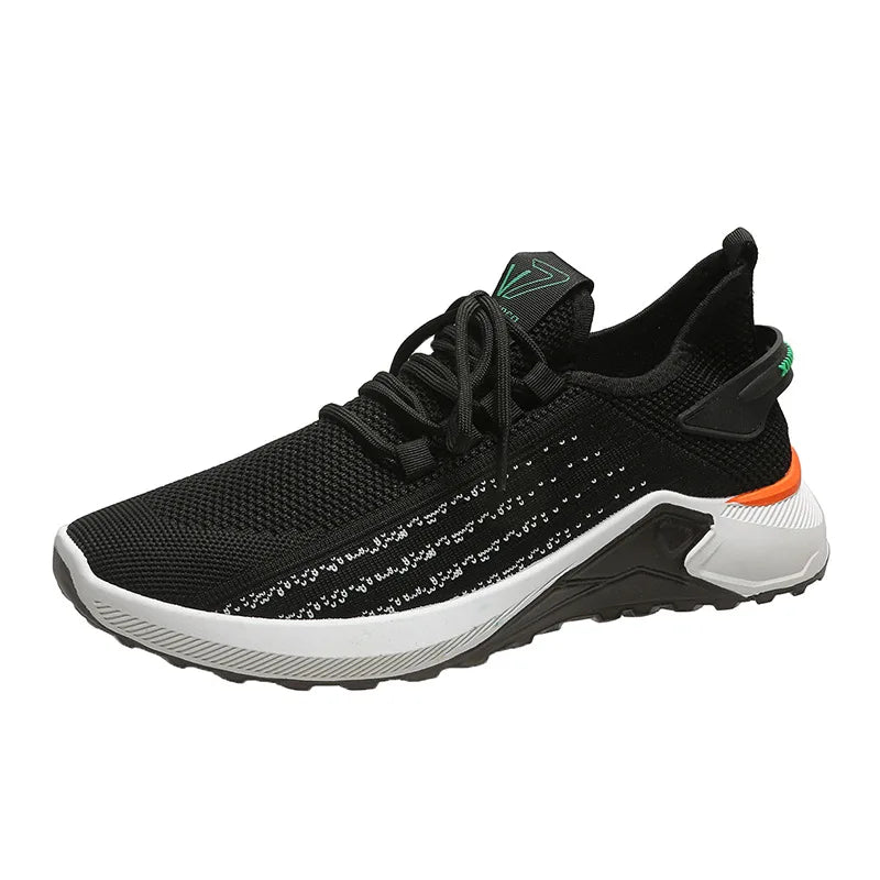 2026 New Cheap Mesh Breathable Black Men's Casual Shoes Sports Running Walking Style Sneakers