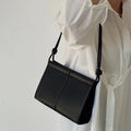 Pu Leather Women's Fashion Handbags Solid Color Female Underarm Bag Portable Purse Simple Style Ladies Commute Shoulder Bags