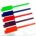 Ten Tabs Comfortable Vinyl Custom Waterproof Entertainment ID Wristband