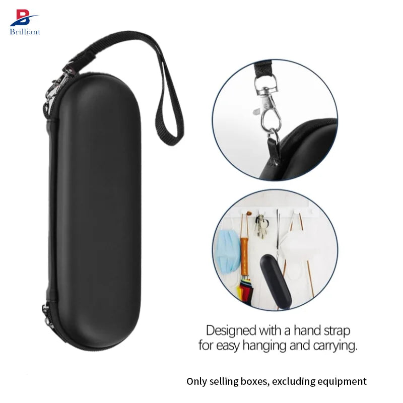 Wholesale Custom LOGO Printing Durable Portable Hard Shell EVA Zipper Closure Travel Toothbrush Case