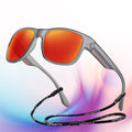 Aoron 3071 Men's Sports Sunglasses TAC Lenses Polarized UV400 Protection Unbreakable PC Frame for Fishing & Cycling