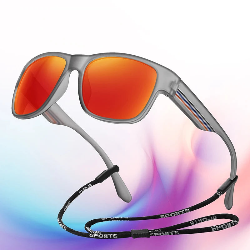 Aoron 3071 Men's Sports Sunglasses TAC Lenses Polarized UV400 Protection Unbreakable PC Frame for Fishing & Cycling