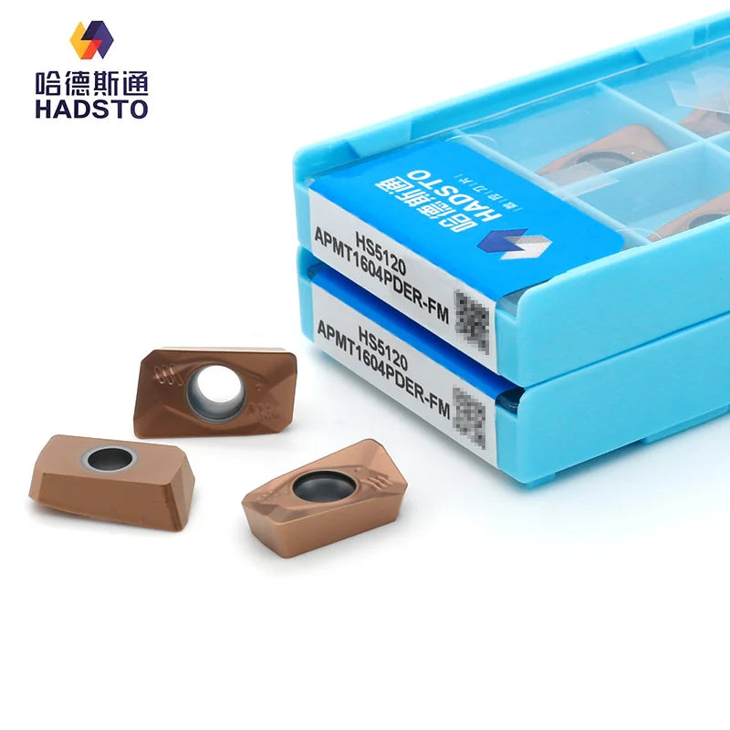 HADSTO APMT1604PDER-FM-HS5120 OEM Square Shoulder Carbide Milling Cutter CNC Milling Inserts Turning Blade HRC30-50 Balchas