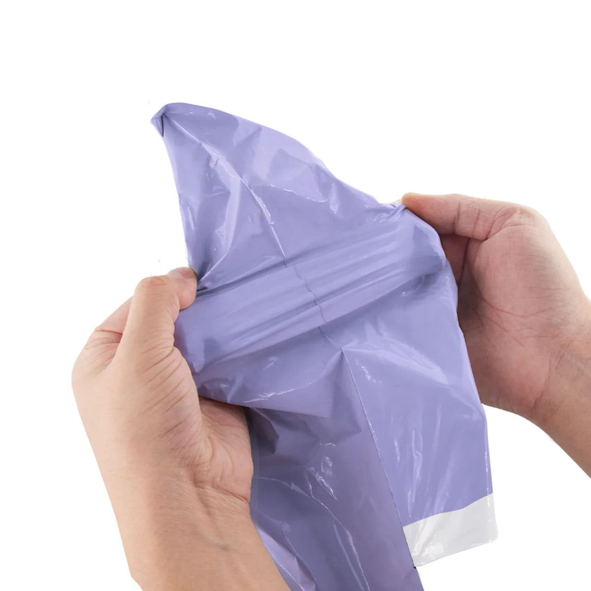 RTS Courier Packing Bag Packaging Bags Print Mailing Post Plastic Purple Color Package Shipping Bag for Shoes & Clothing
