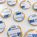 Custom Round Shape Heat-Resistant Acrylic Self Adhesive Double Sided Wax Seal Backing Stickers for Wax Stamps with Masking Use