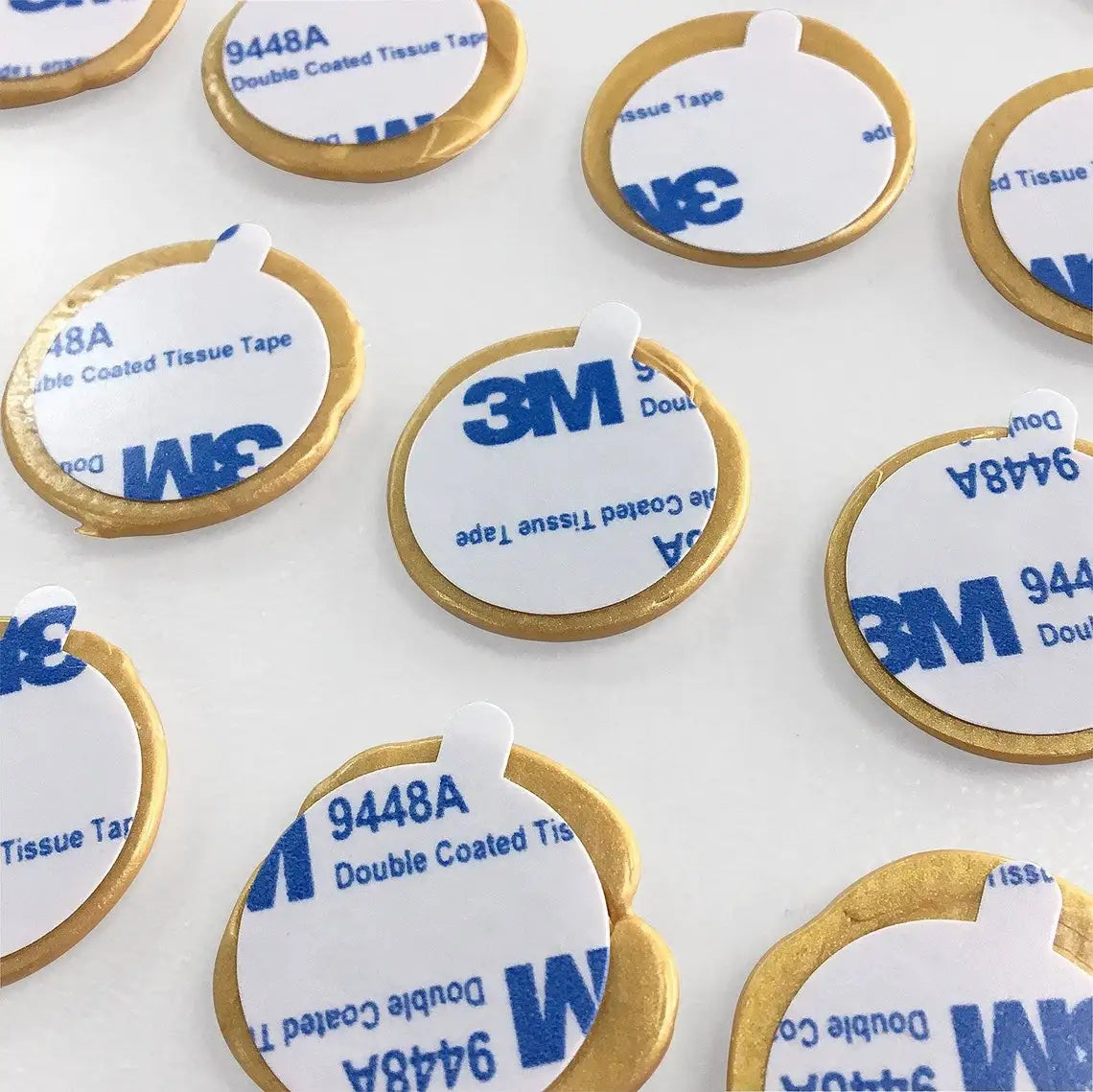 Custom Round Shape Heat-Resistant Acrylic Self Adhesive Double Sided Wax Seal Backing Stickers for Wax Stamps with Masking Use