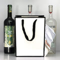 Wholesale Ribbon Handle Paper Gift Bags Custom Size Art Paper Packaging Bag for Wine Candle Soap