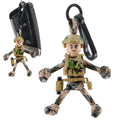 1pcs Handmade Creative Weaving Adult Mini Key Pendant Car Motorcycle Key Chain Series Rope Ruins Camping Hiking